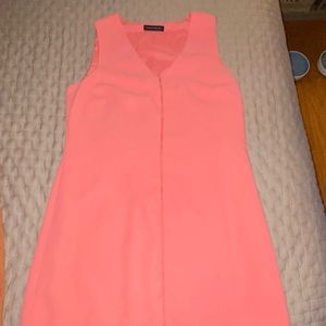 Peach Summer Work Dress